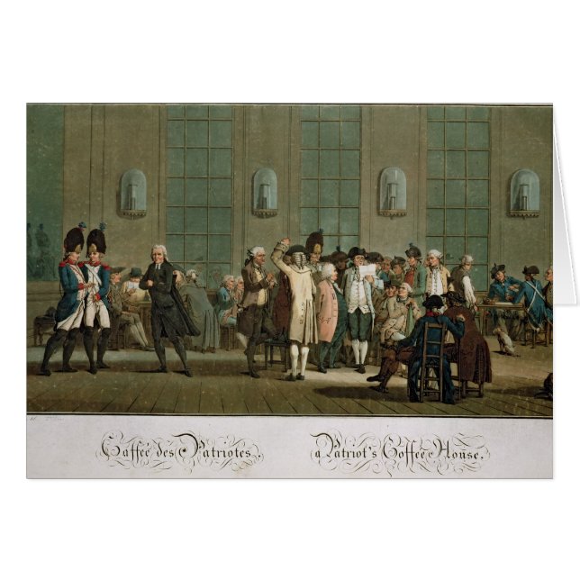 Das Café eines Patrioten (Vorderseite (Horizontal))