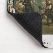 Das Café eines Patrioten Mousepad (Ecke)