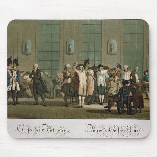 Das Café eines Patrioten Mousepad (Vorne)