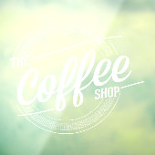 Das Café-Geschäft Fensteraufkleber (Blatt 3)