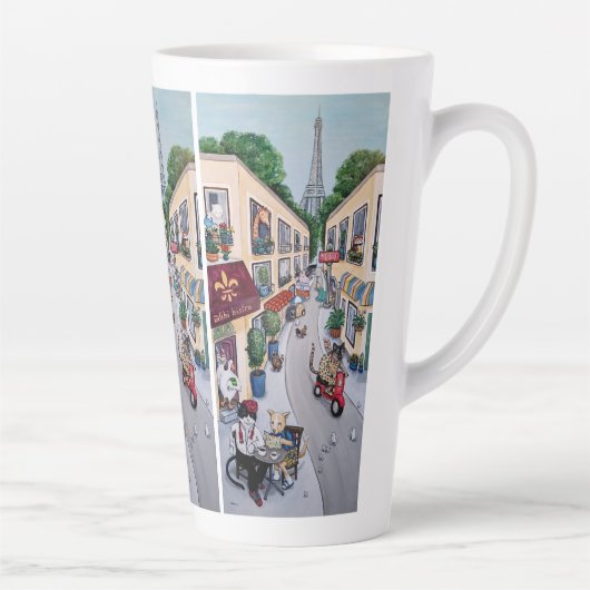 Das Café in Paris Milchtasse (Rechts)