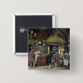 Das Café in Rom, 1856 Button (Vorne & Hinten)