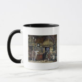 Das Café in Rom, 1856 Tasse (Links)