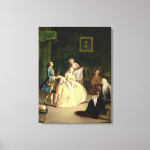 Das Café Leinwanddruck