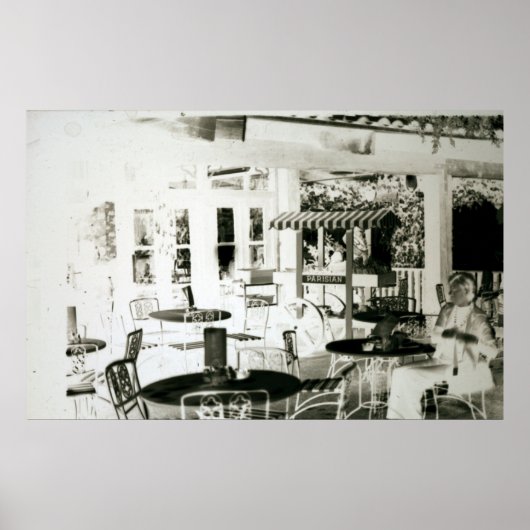 Das Café Poster (Vorne)