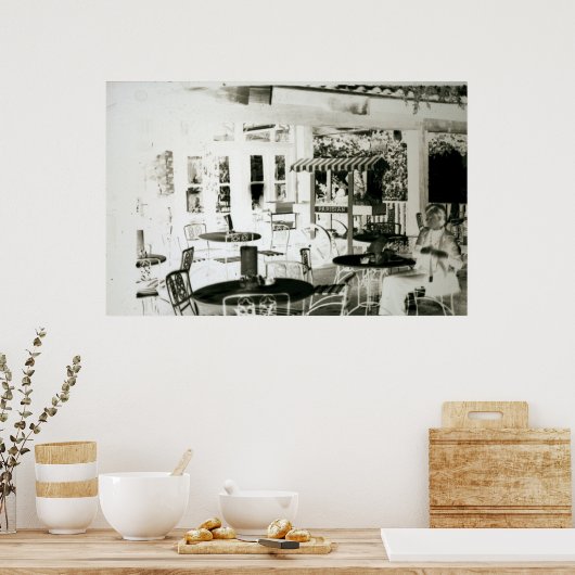 Das Café Poster (Küche)