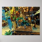 Das Café Poster (Vorne)