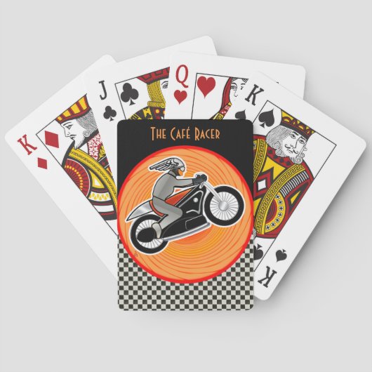 Das Café Racer (Poker Deck) Spielkarten (Rückseite)