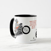 Das Café Racer (Tasse der Personalisierten Keramik Tasse (Vorderseite Links)