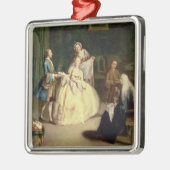 Das Café Silbernes Ornament (Links)