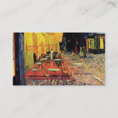 Das Café Terrace on the Place du Forum, Arles: Visitenkarte (Rückseite)