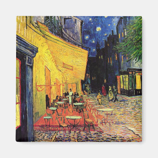 Das Café Terrasse in Arles, bei Night - van Gogh Magnet