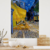 Das Café Terrasse von Vincent Van Gogh Poster (Küche)