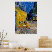 Das Café Terrasse von Vincent Van Gogh Poster (Küche)