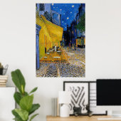 Das Café Terrasse von Vincent Van Gogh Poster (Heimbüro)