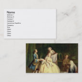 Das Café Visitenkarte (Vorne/Hinten)