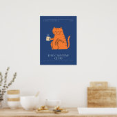 Das Caffeine Club Funny Kitposter Poster (Küche)