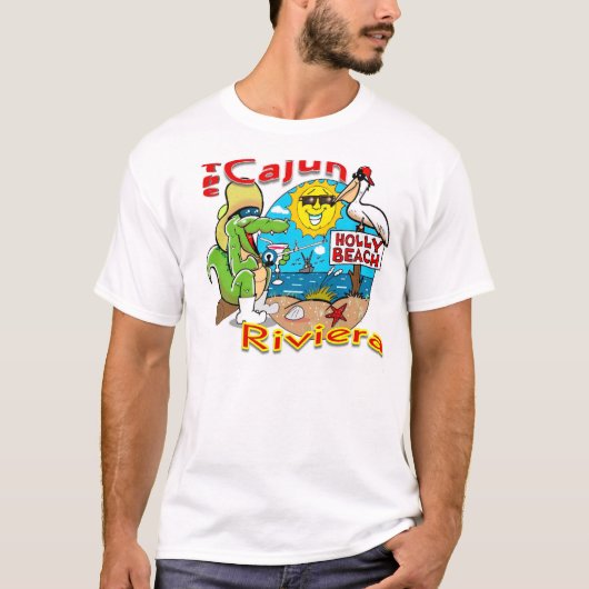 Das Cajun Riviera T-Shirt (Vorderseite)