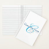 Das Cameron Team 5.5" x 8.5" SpiralNotebook Notizblock (Innen)