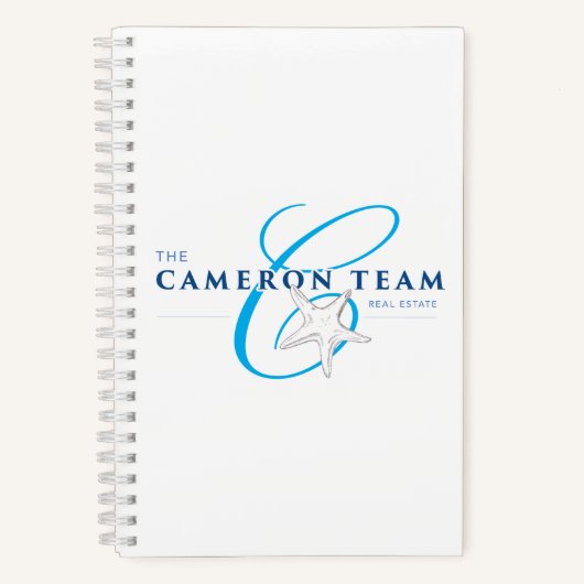 Das Cameron Team 5.5" x 8.5" SpiralNotebook Notizblock (Vorderseite)