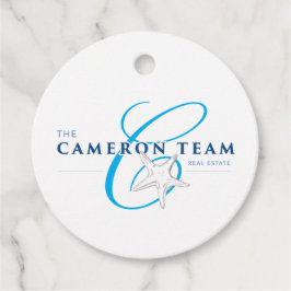 Das Cameron-Team Personalisiert Geschenkanhänger