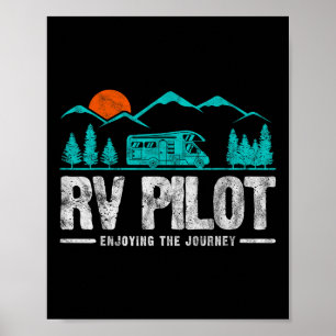 Das Camp Couple Camping für das Rv-Pilotprogramm f Poster