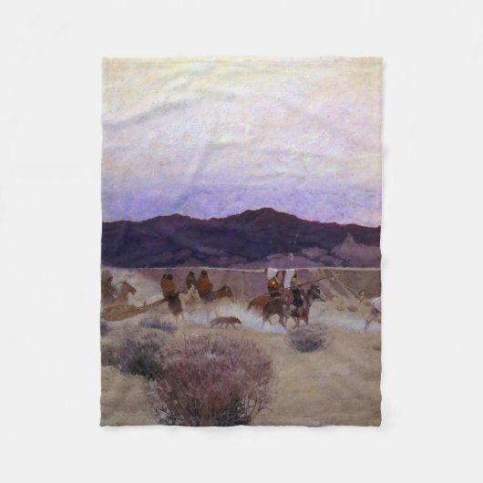 Das Camp von Newell Convers Wyeth Fleecedecke (Vorderseite)