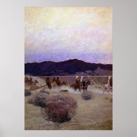 Das Camp von Newell Convers Wyeth Poster (Vorne)