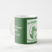 Das Camperdwon mahlt historische Kaffeetasse (Vorderseite Links)