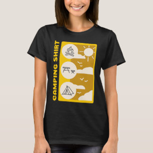 Das Camping des Feuerzimmers T-Shirt