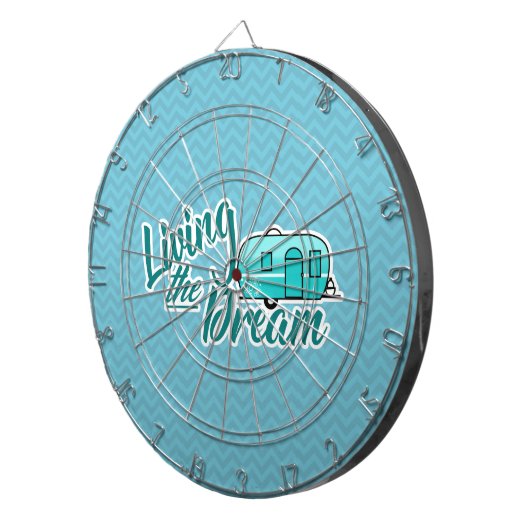 Das Camping des Traums Dartscheibe (Vorderseite rechts)