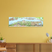 Das Campment der englischen Streitkräfte Leinwanddruck (Insitu (Wohnzimmer))