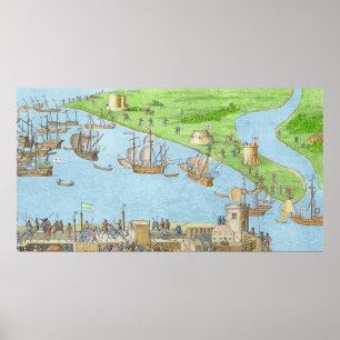 Das Campment der englischen Streitkräfte Poster