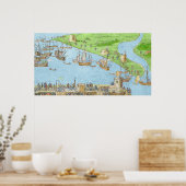 Das Campment der englischen Streitkräfte Poster (Küche)