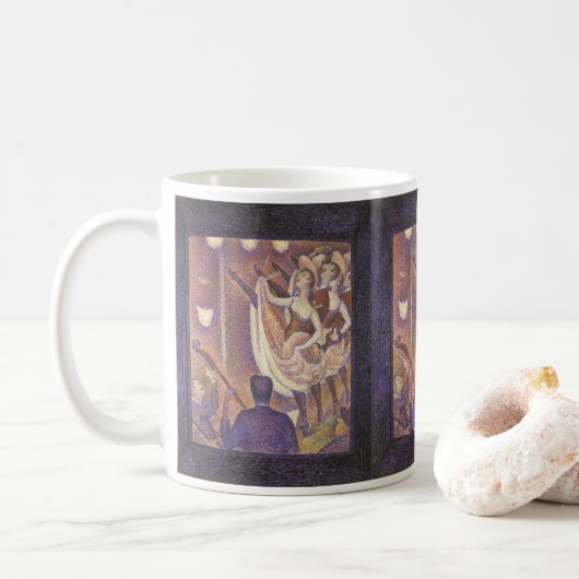 Das Can Can Dance, Le Chahut von Georges Seurat Kaffeetasse (Mit Donut)