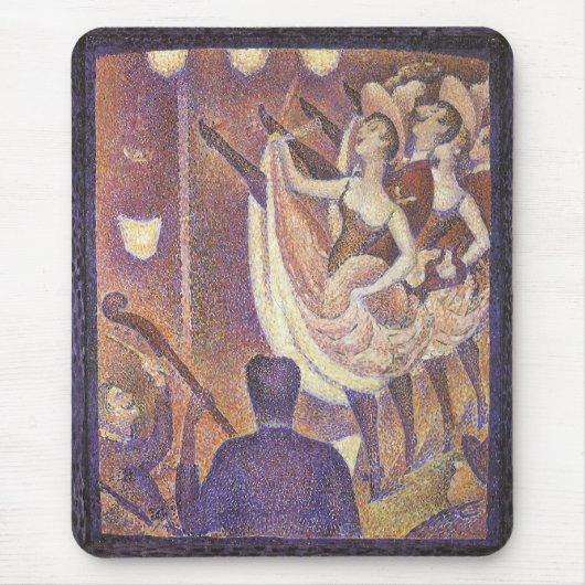Das Can Can Dance, Le Chahut von Georges Seurat Mousepad (Vorne)