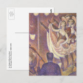 Das Can Can Dance, Le Chahut von Georges Seurat Postkarte (Vorne/Hinten)
