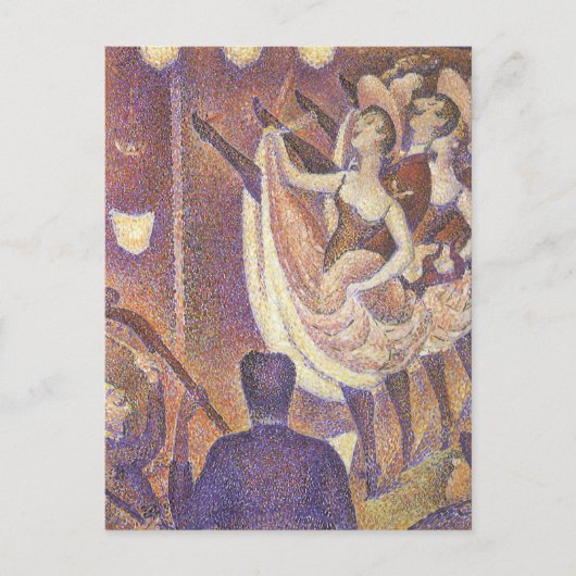 Das Can Can Dance, Le Chahut von Georges Seurat Postkarte (Vorderseite)