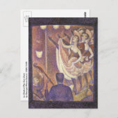Das Can Can Dance, Le Chahut von Georges Seurat Postkarte (Vorne/Hinten)