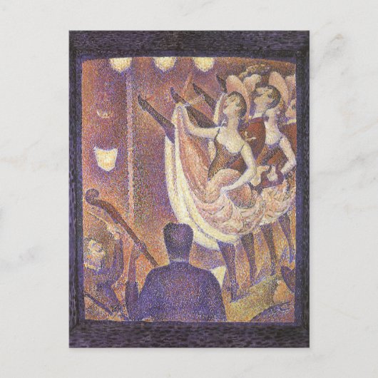 Das Can Can Dance, Le Chahut von Georges Seurat Postkarte (Vorderseite)