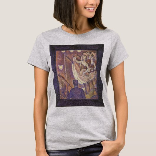 Das Can Can Dance, Le Chahut von Georges Seurat T-Shirt (Vorderseite)