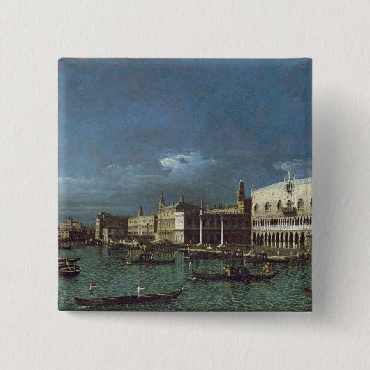 Das Canal Grande mit der Kirche von Santa Maria Button (Vorderseite)