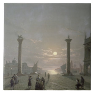 Das Canal Grande vom Marktplatz San Marco Fliese