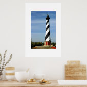 Das Cape Hatteras-Leuchtturm Poster (Küche)