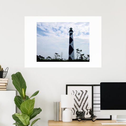 Das Cape Lookout Lighthouse Poster (Heimbüro)