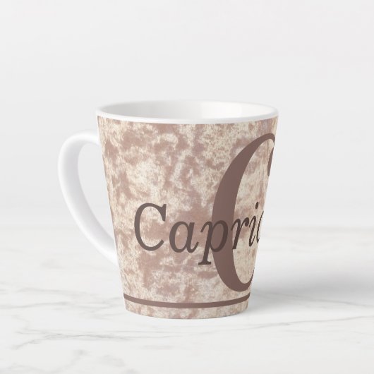 Das Capricorn Star Schild Tasse Cup Geschenk (Linke Ecke)