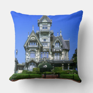 Das Carson Mansion in Eureka, Kalifornien Kissen