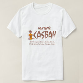 Das Casbah Restaurant des Vartan, Skokie-Chicago T-Shirt