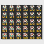 Das Casino ruft an und ich muss spielen Geschenkpapier (Flach)