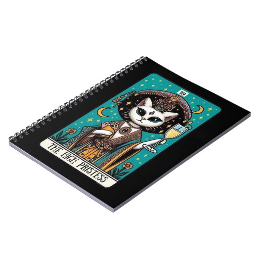 Das Cat-Tarot der Hohepriestess Notizblock (Linke Seite)